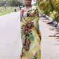 Handpainted Mulberry Handloom Silk Saree-002 - indeloom