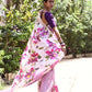 Handpainted Mulberry Handloom Silk Saree-012 - indeloom