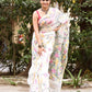 Multi Colour Florals Hand Made Jamdani Saree - 046