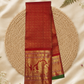Handwoven Pure Gadwal Silk Saree  | Red