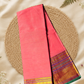 Narayanpet Cotton Saree - Coral