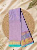 Handloom Narayanpet Cotton Saree | Lavender