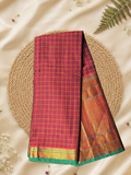 Handloom Narayanpet Cotton Saree | Maroon