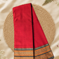 Narayanpet Cotton Saree - Red
