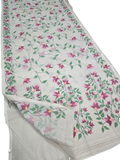 Handwoven Jamdani Muslin Saree | Pearl Grey