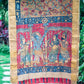 Light Orange Floral Tussar Silk Kalamkari Saree - 029