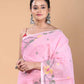 Shaded Pink Muslin Jamdani Saree-100