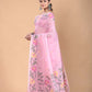 Shaded Pink Muslin Jamdani Saree-100