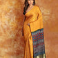 Ajrakh x Bandhini Saree - 003 - indeloom