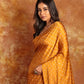 Ajrakh x Bandhini Saree - 003 - indeloom