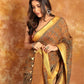 DESIGNER KOTA AJRAKH SAREE - 004 - indeloom