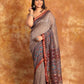 Ajrakh Exclusive Chanderi Cotton Saree - 006 - indeloom