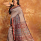 Ajrakh Exclusive Chanderi Cotton Saree - 006 - indeloom
