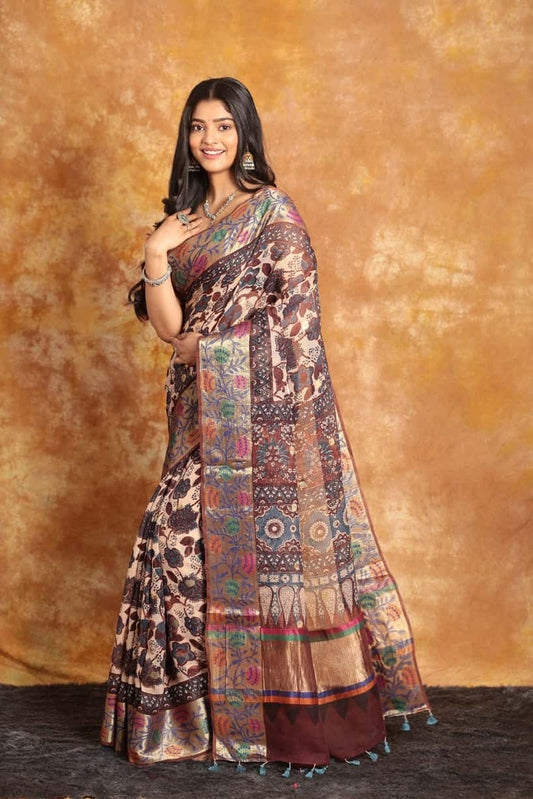 [PRE-ORDER] Ajrakh Designer Saree - 015