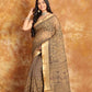 Ajrakh Exclusive Maheshwari Silk Saree - 018 - indeloom