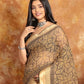 Ajrakh Exclusive Maheshwari Silk Saree - 018 - indeloom