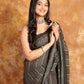 Ajrakh Designer Mul Heaven Saree - 021 - indeloom