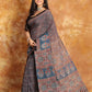 Ajrakh Designer Mul Heaven Saree - 022 - indeloom