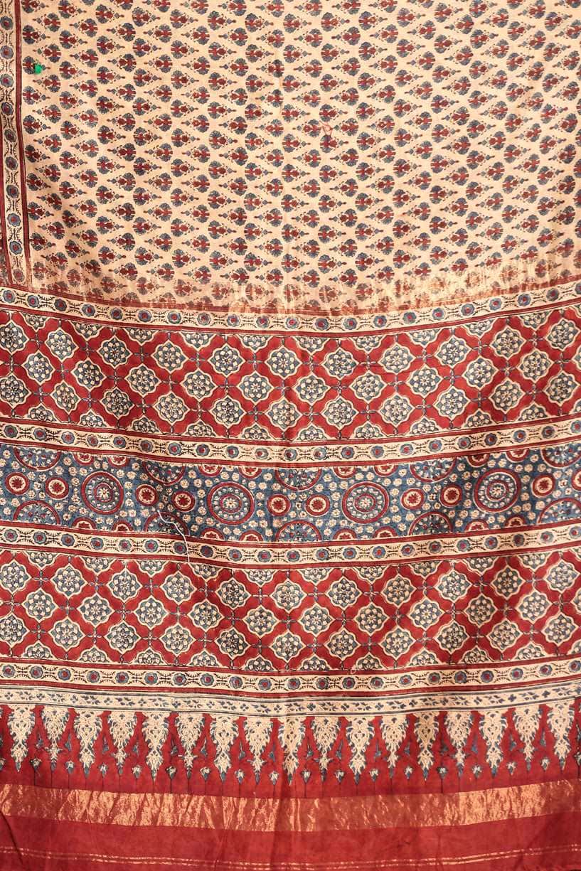 Ajrakh Exclusive Chanderi Designer Edition - 020 - indeloom