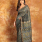 Ajrakh Exclusive Chanderi Saree - 023 - indeloom