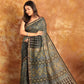 Ajrakh Exclusive Chanderi Saree - 023 - indeloom