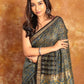 Ajrakh Exclusive Chanderi Saree - 023 - indeloom