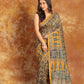 Ajrakh Modern Chanderi Saree - 024 - indeloom