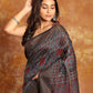 Design Multi Color All over Ajrakh saree-025 - indeloom