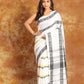 Handloom Cotton Saree With Multicolours - 006