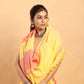 Lemon Yellow-Handloom cotton Saree-037 - indeloom
