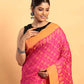 Golden Pink-Handloom Cotton Saree-009 - indeloom