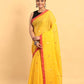 Yellow-Handloom Cotton Saree-048