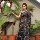 Multicolor Leafs Muslin Jamdani Saree (Pre-Order)-084