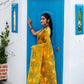 Cyber Yellow Muslin Jamdani Saree-083 - indeloom