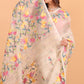 Handwoven Pure Jamdani Cotton Saree  |  Warm Ivory