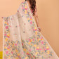 Handwoven Pure Jamdani Cotton Saree  |  Warm Ivory