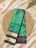 Traditional Kanjivaram Silk saree in Yellow