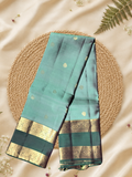 Traditional Kanjivaram Silk saree in Yellow