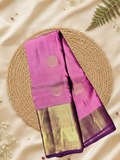 Traditional Kanjivaram Silk saree in Magenta