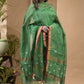 Teal Green Jamdani 2-Piece Set Kurti & Dupatta (UNSTITCHED) -614