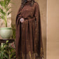 Copper Brown Natural Dye Cotton 2-Piece Set Kurti & Dupatta (UNSTITCHED) -651