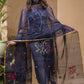 Plum Purple Muslin Jamdani 2-Piece Set Kurti & Dupatta (UNSTITCHED) -678