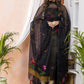 Off Black Jamdani 2-Piece Set Kurti & Dupatta (UNSTITCHED) -505