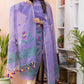 Pale Purple Muslin Jamdani 2-Piece Set Kurti & Dupatta (UNSTITCHED) -470