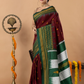Traditional Ilkal Viscose Saree | Wine Maroon