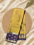 Indeloom's Mustard Traditional Kanjivaram Semi Silk Sarees