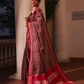 Ilkal Saree in Pink and White stripes - 005