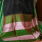 Ilkal Saree in Black and Green Border - 003