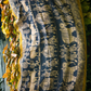 Traditional Handpainted Pen Kalamkari Tussar Silk Saree  |  Navy Blue