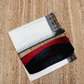 Pure Handloom Korvai Silk Cotton Saree in Pearl White and Red Black with Temple border  - 124